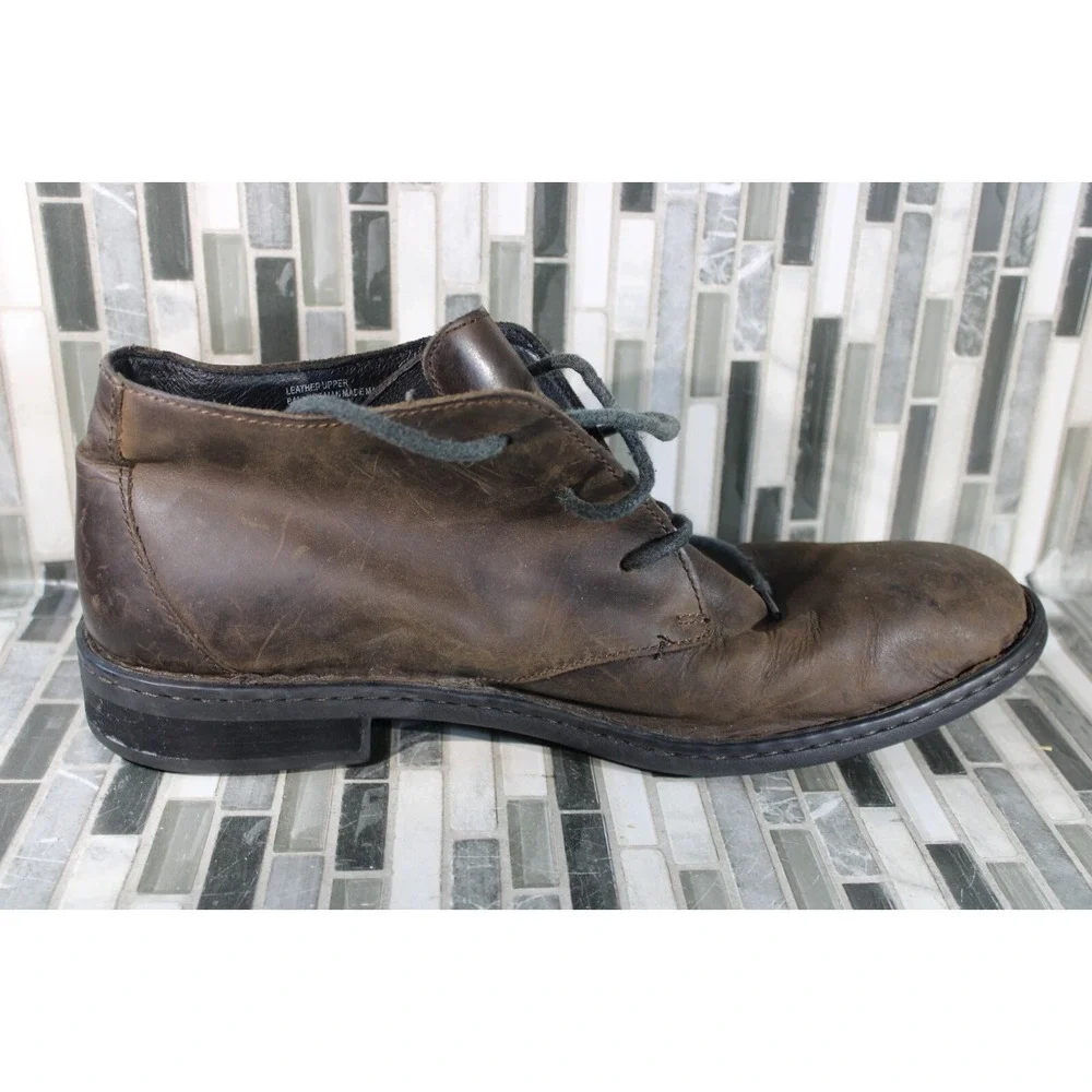 Born Ankle High Leather Hand Crafted Boots Size 11‎